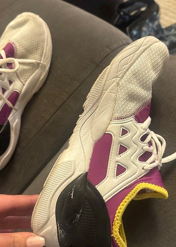 Beyaz Bağcıklı Kadın Spor Ayakkabı LUMBERJACK - Görsel 5