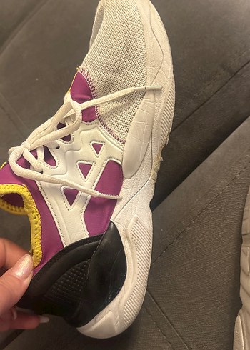 Beyaz Bağcıklı Kadın Spor Ayakkabı LUMBERJACK - Görsel 7