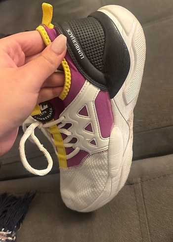 Beyaz Bağcıklı Kadın Spor Ayakkabı LUMBERJACK - Görsel 8