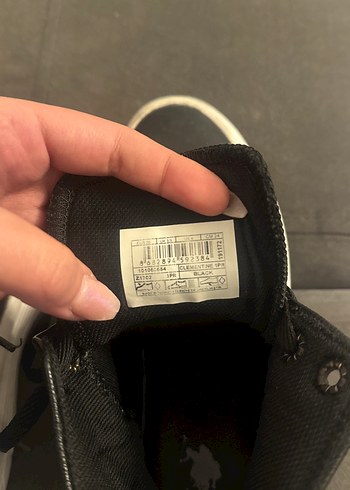 USPA Platform Topuklu Siyah Spor Ayakkabı - Görsel 8