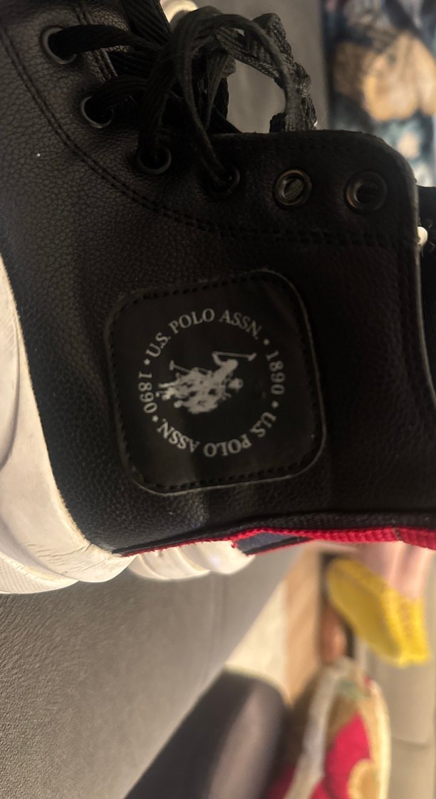 USPA Platform Topuklu Siyah Spor Ayakkabı - Görsel 4