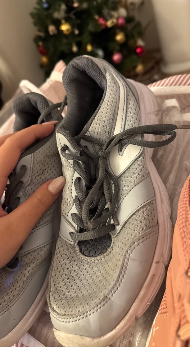 Gri Bağcıklı Kadın Spor Ayakkabı 36 no - Görsel 3