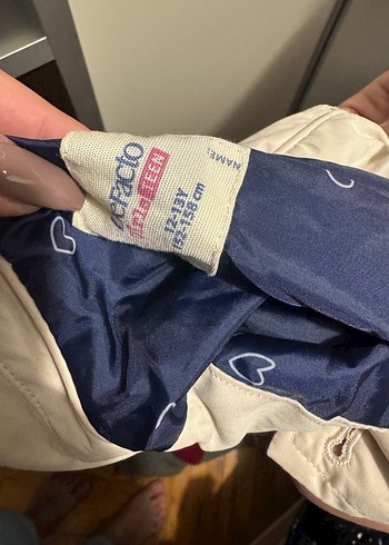 Pamuklu Midi krem Trençkot - Görsel 4