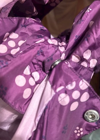 Mor Parlak Baskılı yağmurluk  AÇIKLAMA BAKIN - Görsel 4