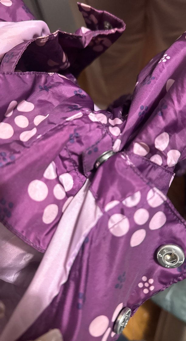 Mor Parlak Baskılı yağmurluk  AÇIKLAMA BAKIN - Görsel 4