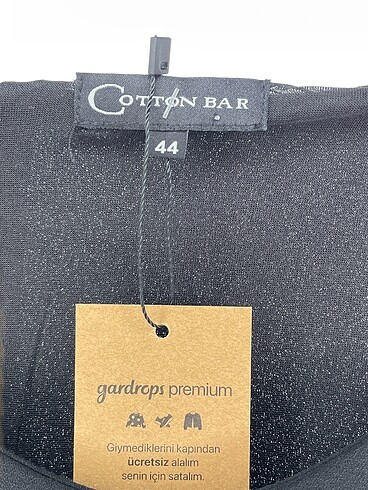 44 Beden siyah Renk Cotton Bar Kısa Elbise %70 İndirimli.