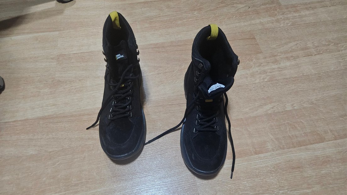 National Geographic Siyah Erkek Outdoor Botları Velcro Bağcıklı - Görsel 4