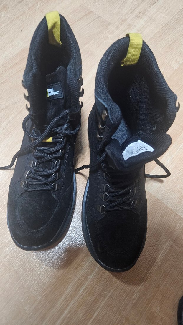 National Geographic Siyah Erkek Outdoor Botları Velcro Bağcıklı - Görsel 3