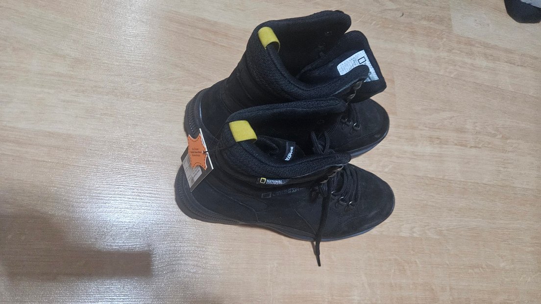 National Geographic Siyah Erkek Outdoor Botları Velcro Bağcıklı - Görsel 2