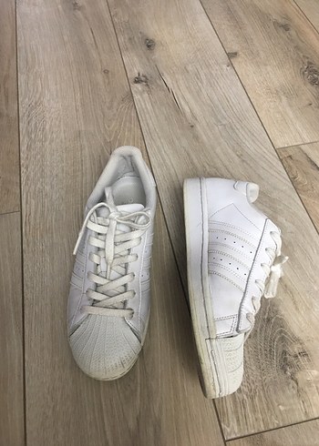 Orijinal Adidas 38.5 Kadın Superstar Ayakkabı - Görsel 4