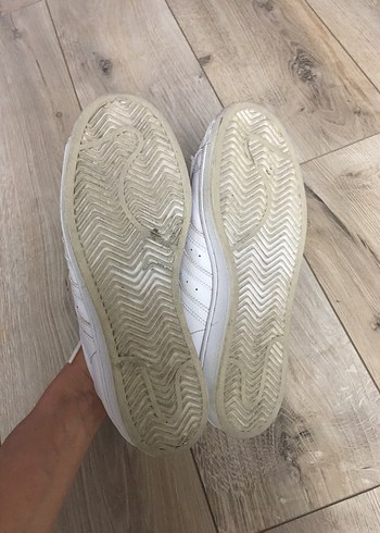 Orijinal Adidas 38.5 Kadın Superstar Ayakkabı - Görsel 6