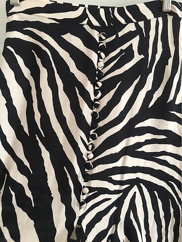 Diğer S Beden Zebra Desenli Etek