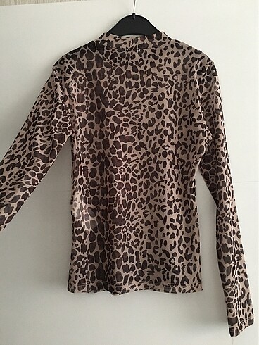 Trendyol & Milla Leopar desenli transparan bluz