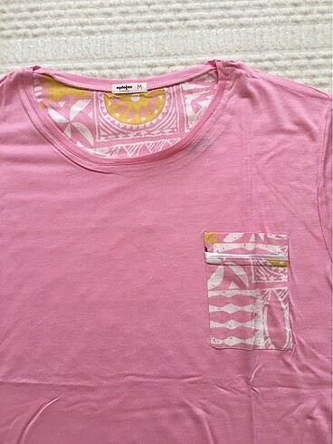 Bayan Poplin Pijama Takımı Kısa Kol M Beden - Görsel 6