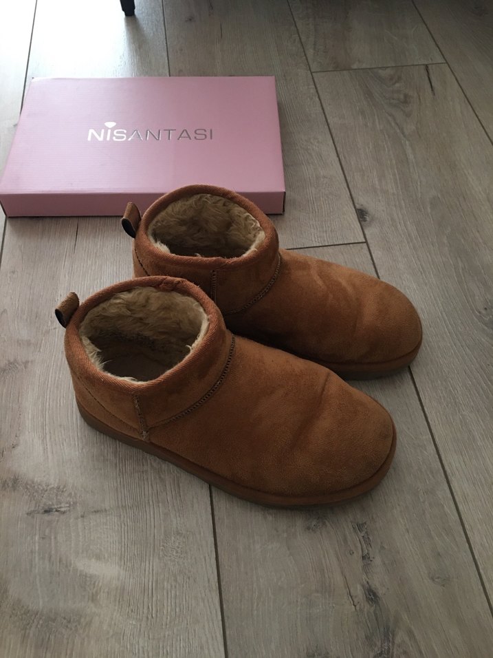 39 numara Taba renk ugg bot - Görsel 4