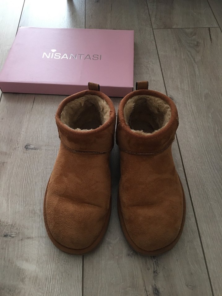 39 numara Taba renk ugg bot - Görsel 5