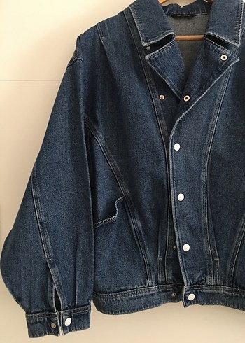 Mavi Jeans MAVİ Düğmeli Lacivert Kadın Denim Ceket