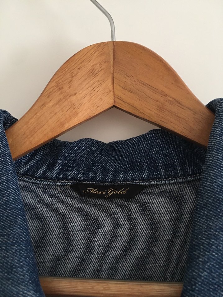 MAVİ Düğmeli Lacivert Kadın Denim Ceket - Görsel 4