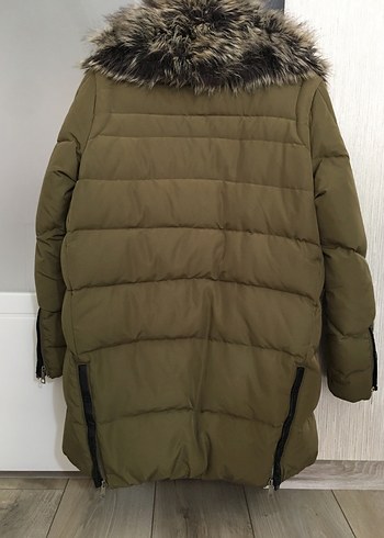 Stradivarius Kaz Tüyü Şişme Mont S Beden - Görsel 7