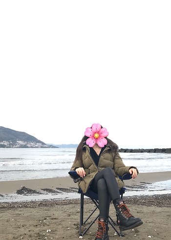 Stradivarius Kaz Tüyü Şişme Mont S Beden - Görsel 4