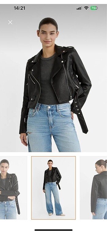PULL AND BEAR DERİ CEKET