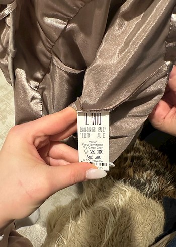 Nakışlı, V Yakalı, Uzun Hamile Abiyesi ILMIO - Görsel 12