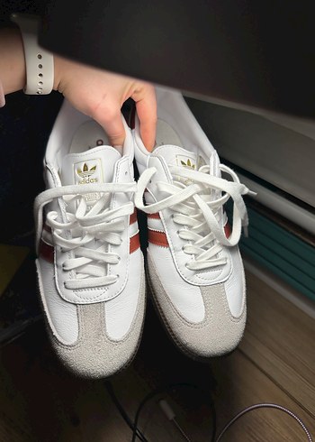 Erkek Beyaz Adidas SAMBA Spor Ayakkabı - Görsel 2