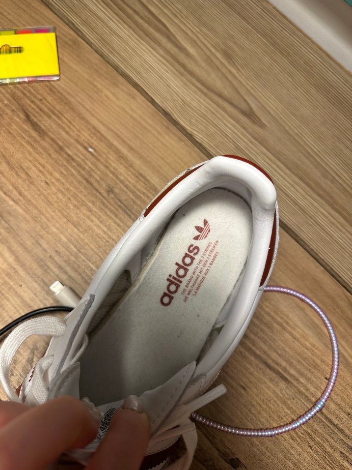 Erkek Beyaz Adidas SAMBA Spor Ayakkabı - Görsel 4