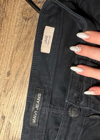 Erkek Siyah Regular Fit Denim Pantolon - Görsel 4