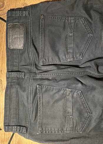 Erkek Siyah Regular Fit Denim Pantolon - Görsel 3