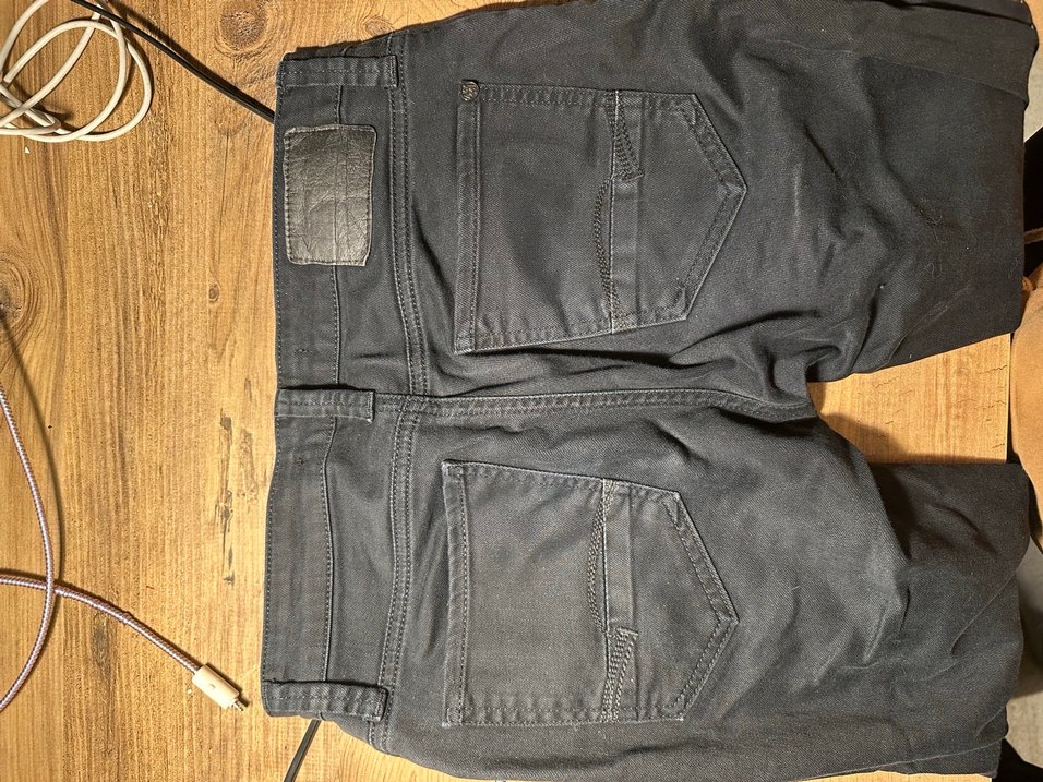 Erkek Siyah Regular Fit Denim Pantolon - Görsel 3