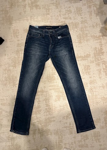 Toplu  Erkek Lacivert Denim Regular Fit Jean - Görsel 3