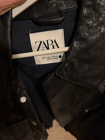 Zara zara ince deri ceket
