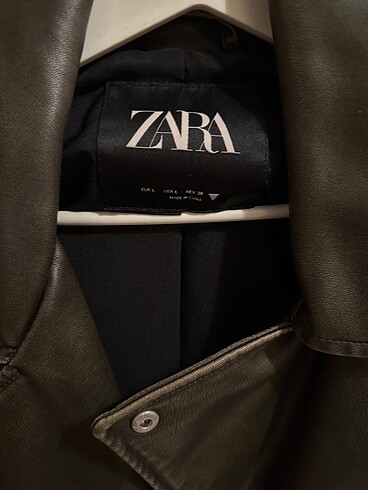 Zara zara deri ceket