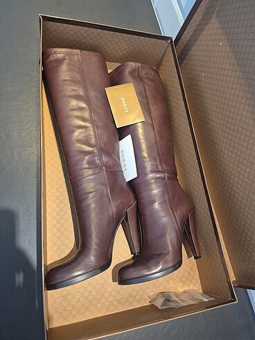 36 Beden bordo Renk Gucci ayakkabı çizme bot