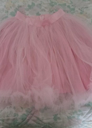 Pembe Fırfırlı Kız Eteği