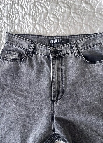 antrasit wide leg jean