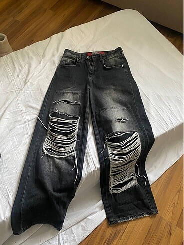 34 Beden vintage baggy kot pantolon