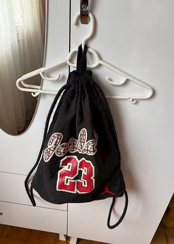 Jordan Siyah Erkek Spor Çantası 23 Baskılı - Görsel 3