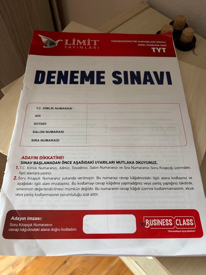 Metal TYT Deneme Sınavı Kitabı - Görsel 5