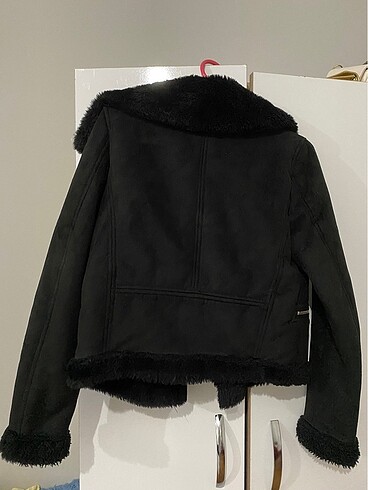 s Beden Pull & bear dışı süet içi kürklü mont