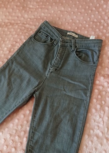 Gri Kadın Denim Pantolon - Görsel 2