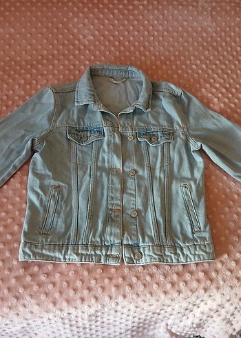 Kadın Mavi Pastel Renkli Denim Ceket - Görsel 2