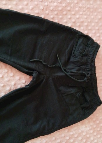 lastikli siyah pantalon - Görsel 3