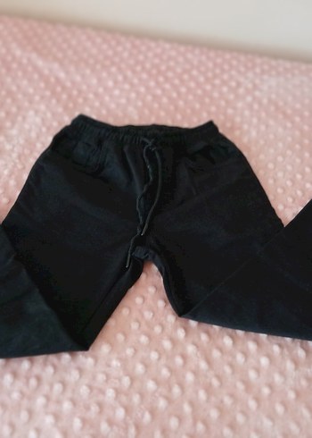 lastikli siyah pantalon - Görsel 4