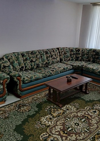 Koyu Kahverengi Ahşap L koltuk - Görsel 4