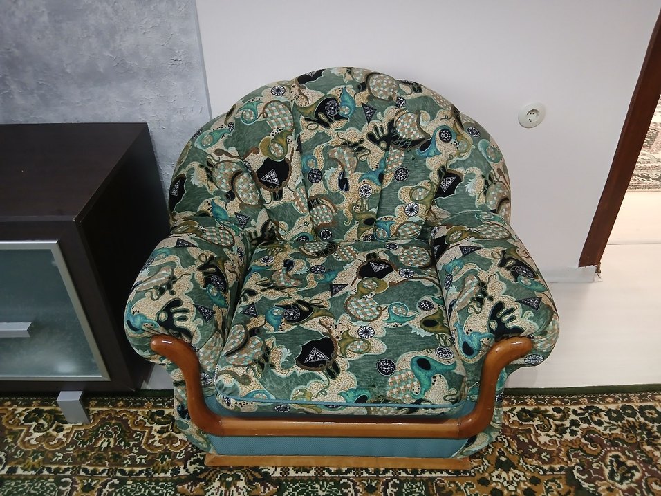 Koyu Kahverengi Ahşap L koltuk - Görsel 5