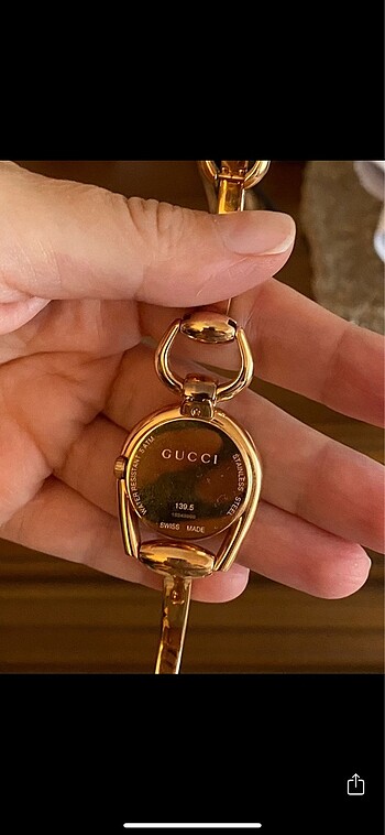 Beden altın Renk Gucci orjinal saat İngiltereden geldi