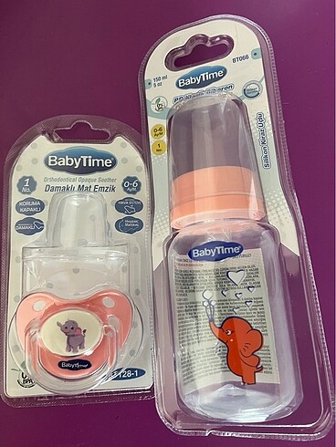 Babymall Baby Time emzik ve biberon set