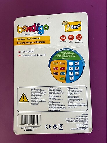 Babymall Diş kaşıyıcı sulu